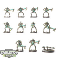 Necrons - 10 Necron Warriors classic - bemalt