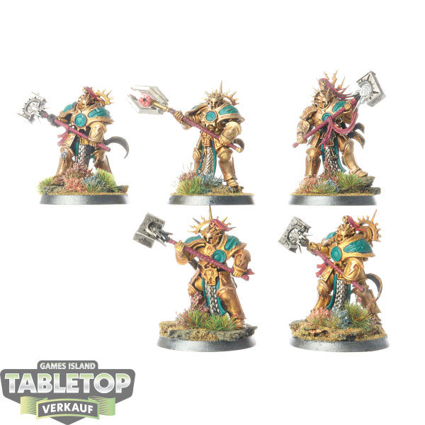 Stormcast Eternals - 5 Retributors - bemalt