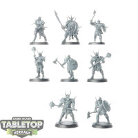 Slaves to Darkness - 8 Chaos Legionnaires - unbemalt