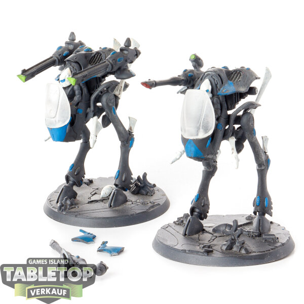 Aeldari - 2 x War Walkers - bemalt