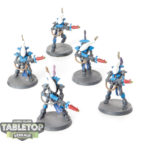 Aeldari - 5 x Wraithguard - bemalt