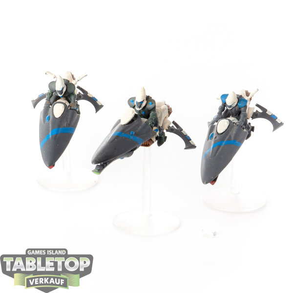 Aeldari - 3 x Windriders - bemalt