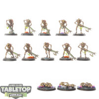 Necrons - 10x Necron Warriors - bemalt