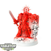 Blood Angels - Captain with Relic Shield - teilweise bemalt