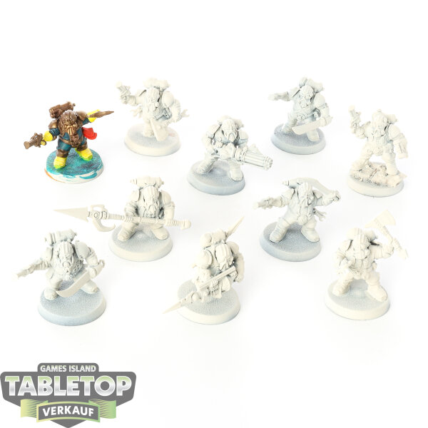 Kharadron Overlords - 10 Arkanaut Company - grundiert