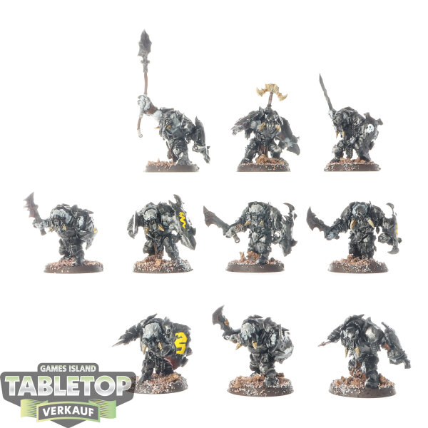 Orruk Warclans - 10 Ardboyz - bemalt