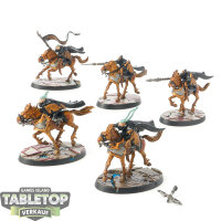 Daughters of Khaine - 5 Doomfire Warlocks - bemalt