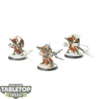 Orruk Warclans - 3 Man-Skewer Boltboyz - teilweise bemalt