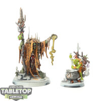 Orruk Warclans - Swampcalla Shaman with Pot-grot -...