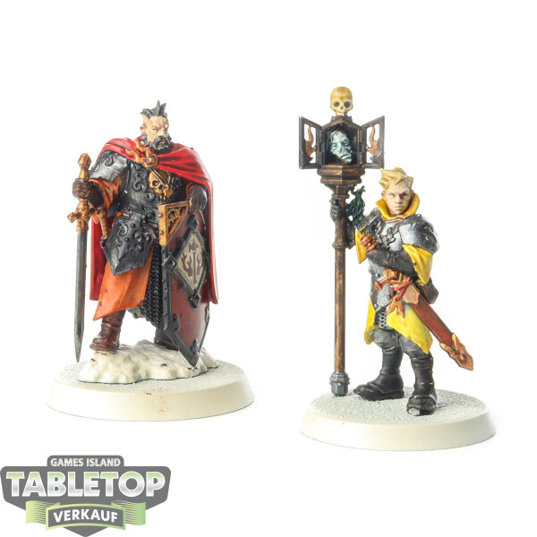 Cities of Sigmar - Freeguild Marshal and Relic Envoy - bemalt