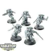 Space Marines - 5 Assault Intercessor Squad - unbemalt