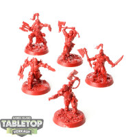 Blades of Khorne - 5 Garrek’s Reavers - unbemalt