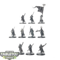 Wood Elf Realms - 10 x Eternal Guard - teilweise bemalt