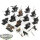 Kingdom of Bretonnia - 12x Knights of the Realm - teilweise bemalt