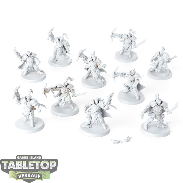 Stormcast Eternals - 10 x Vanguard-Hunters - teilweise bemalt