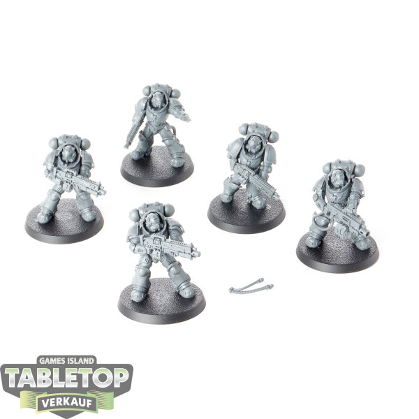 Space Marines - 5x Heavy Intercessor Squad - unbemalt