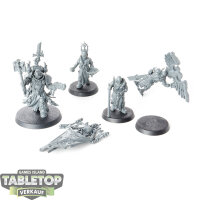 Black Templars - Chaplain Grimaldus & Retinue - unbemalt