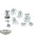 Space Marines - 5x Vanguard Veteran Squad - teilweise bemalt