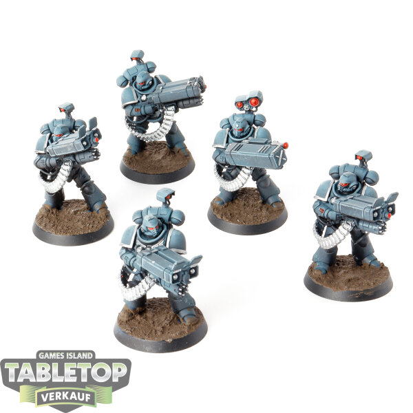 Space Marines - 5x Desolation Squad - bemalt
