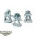 Space Marines - 3x Primaris Eradicators - teilweise bemalt