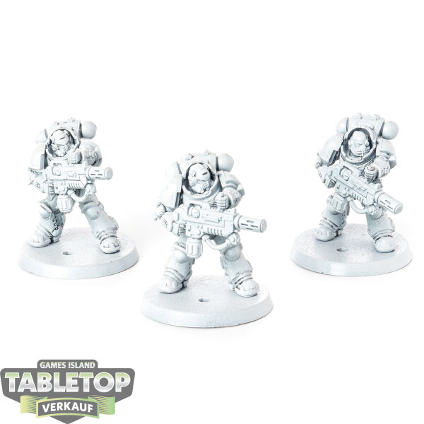 Space Marines - 3x Primaris Eradicators - teilweise bemalt