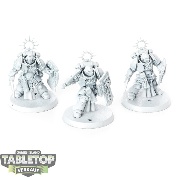 Space Marines - 3x Bladeguard Veteran Squad - teilweise bemalt