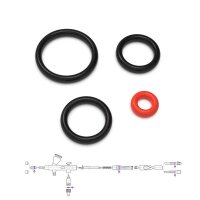 Green Stuff World - Mobius Airbrush Black O-Rings
