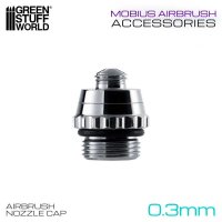 Green Stuff World - 0.3mm Airbrush Nozzle Cap for Mobius Airbrush