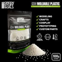 Green Stuff World - Moldable thermoplastic beads - White 100g