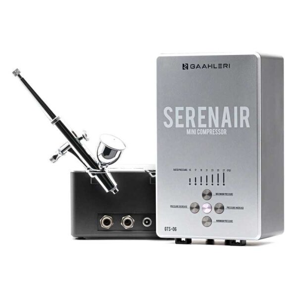 Green Stuff World - Gaahleri Serenair airbrush kit with compressor