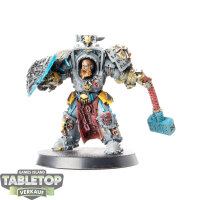 Space Wolves - Arjac Rockfist classic - teilweise bemalt