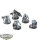 Space Wolves - 5 Wolf Guard Terminators classic - teilweise bemalt