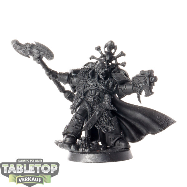 Space Wolves - Wolf Lord Krom - grundiert