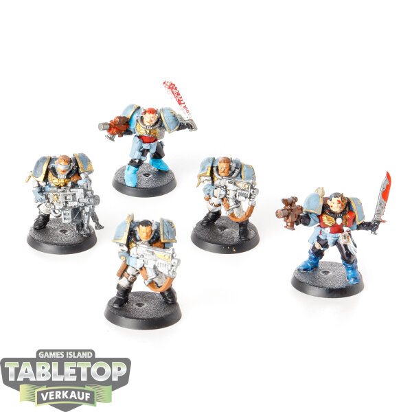 Space Wolves - 5 Scout classic - teilweise bemalt