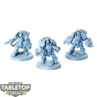 Space Wolves - 3 Aggressor Squad - grundiert