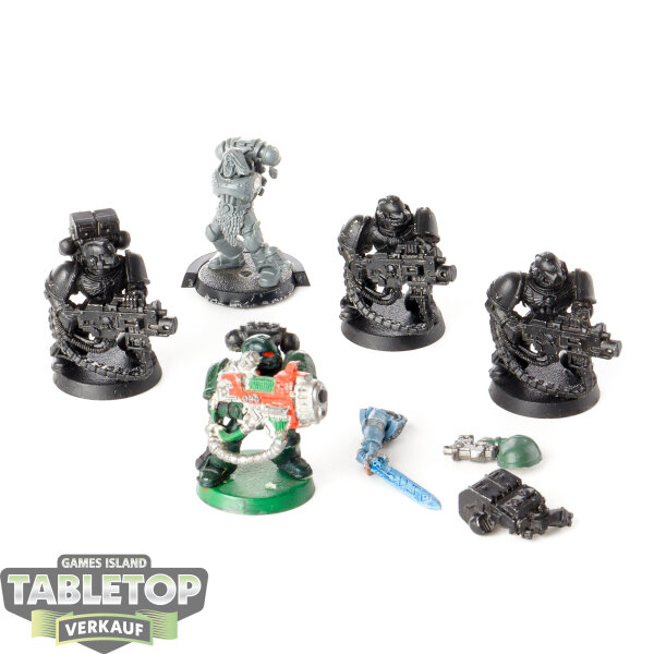 Space Wolves - 5 Devastator Squad classic - teilweise bemalt