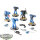 Space Marines - 5 Vanguard Veteran Squad - teilweise bemalt