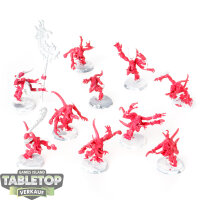 Disciples of Tzeentch - 10 Pink Horrors - teilweise bemalt