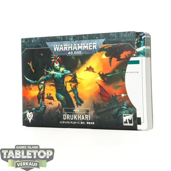 Drukhari - Index Cards 10th Edition - deutsch