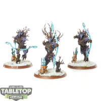 Sylvaneth - 3x Kurnoth Hunters - teilweise bemalt