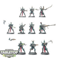 Drukhari - 10x Kabalite Warriors - teilweise bemalt