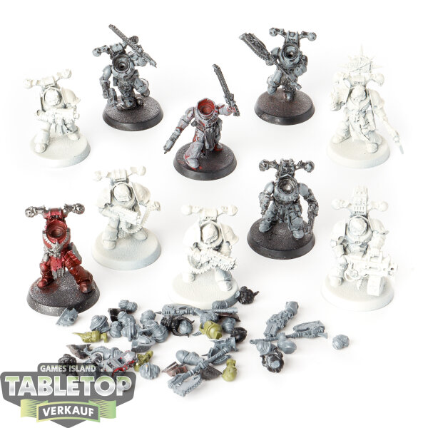 Chaos Space Marines - 10 Legionaries - teilweise gebaut