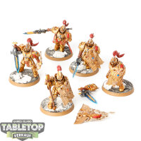 Adeptus Custodes - 5 Custodian Guard - bemalt