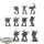 Chaos Space Marines - 10x Chaos Space Marines - klassisch - grundiert