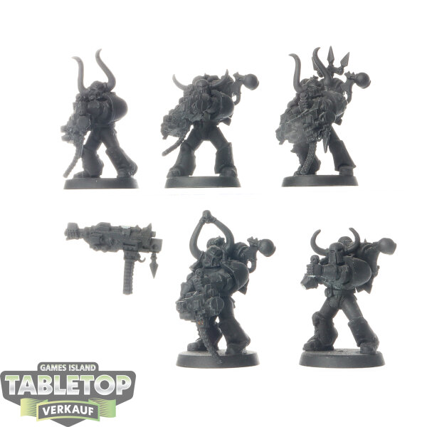 Chaos Space Marines - 5x Havocs - klassisch - grundiert