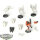 Chaos Space Marines - 4x Raptors - klassisch - teilweise bemalt