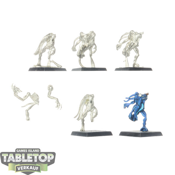 Disciples of Tzeentch - 5x Pink Horrors of Tzeentch - klassisch - teilweise bemalt