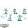 Aeldari - 5 x Wraithblades - bemalt