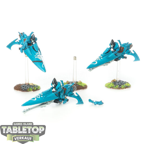 Aeldari - 3 x Windriders - bemalt