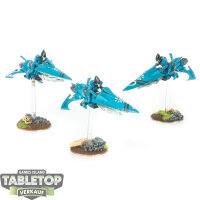 Aeldari - 3 x Windriders - bemalt